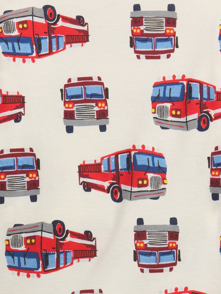 babyGap 100% Organic Cotton Fire Truck PJ Set