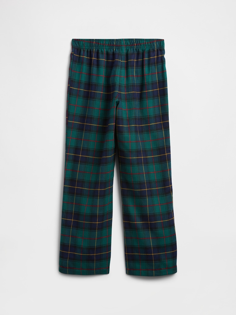 Kids 100% Recycled Flannel PJ Pants