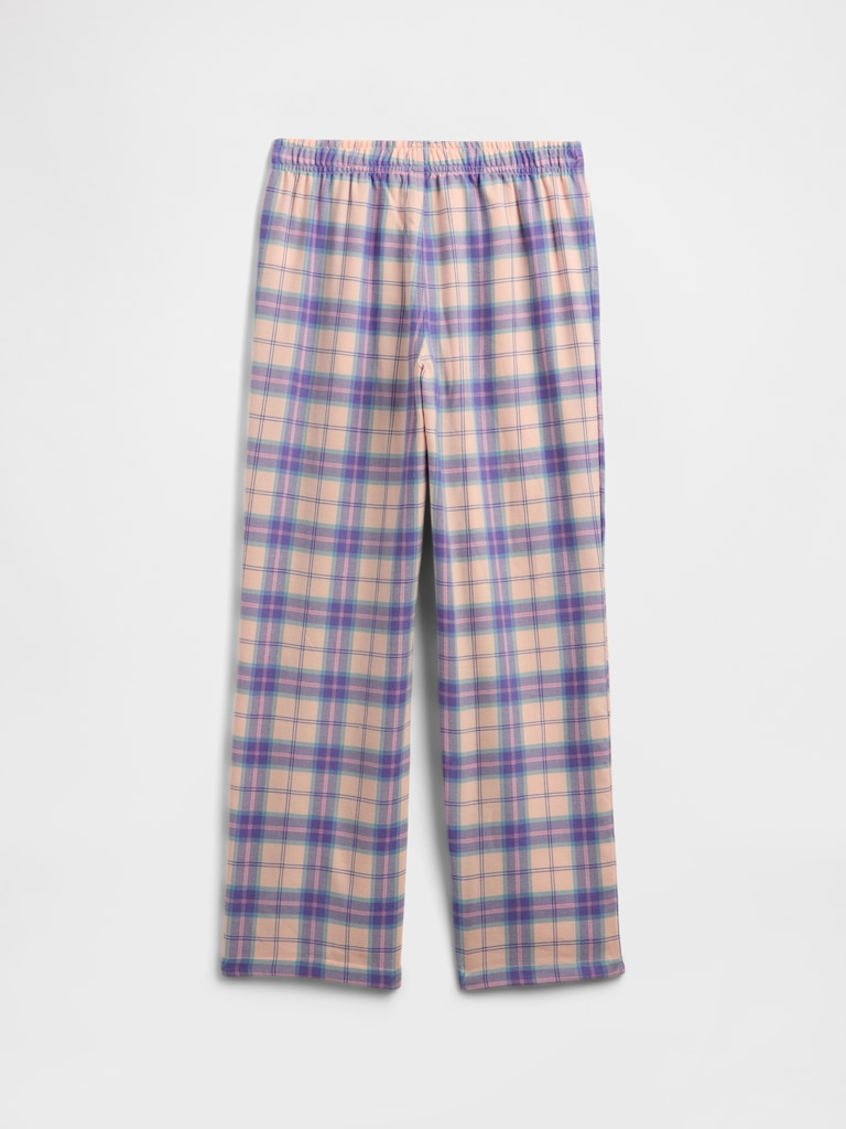 Kids 100% Recycled Flannel PJ Pants