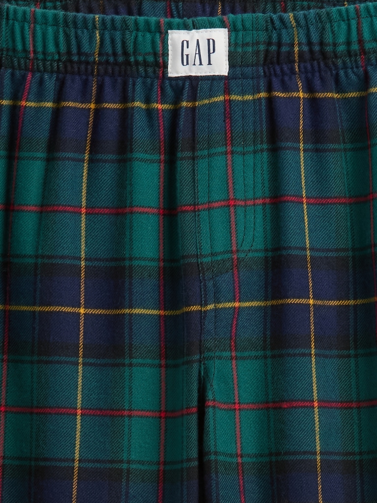 Kids 100% Recycled Flannel PJ Pants