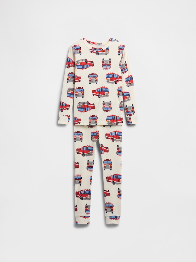 babyGap 100% Organic Cotton Fire Truck PJ Set
