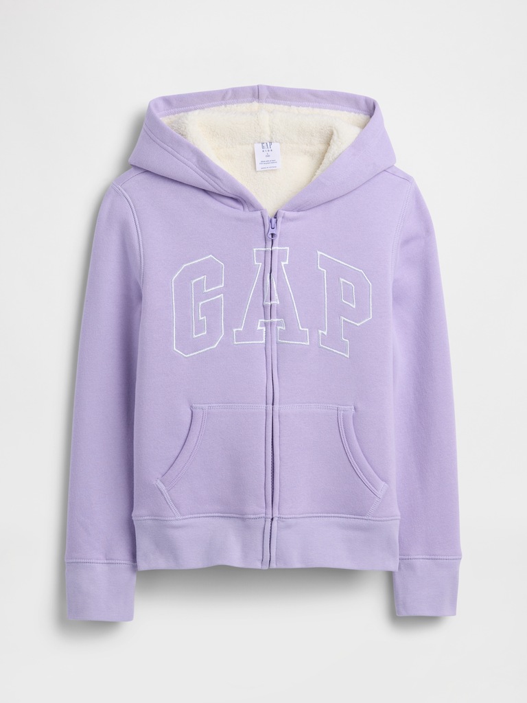 Kids Gap Logo Sherpa Hoodie