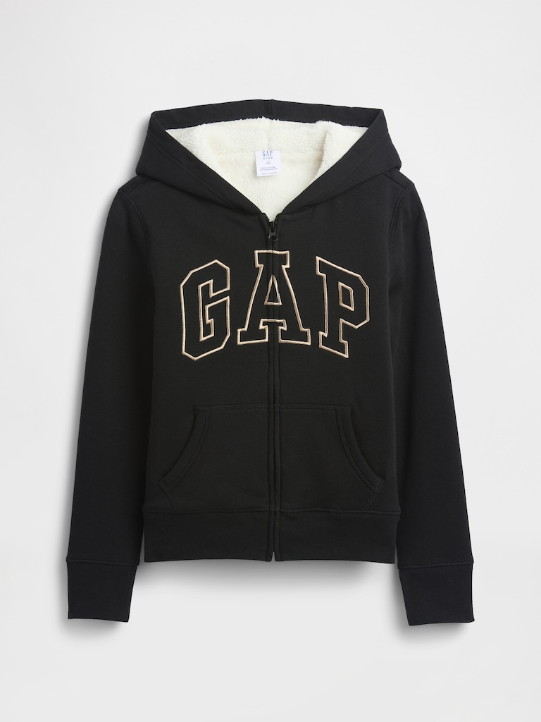 Kids Gap Logo Sherpa Hoodie