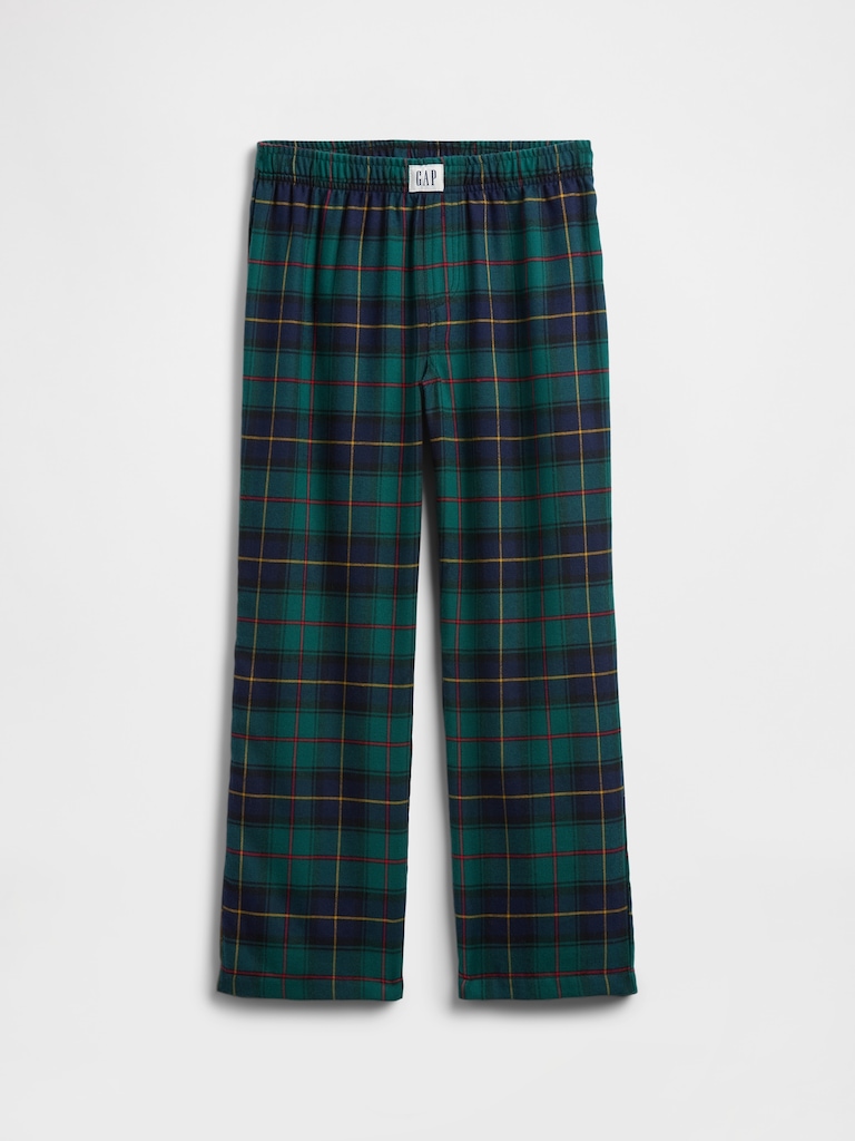Kids 100% Recycled Flannel PJ Pants