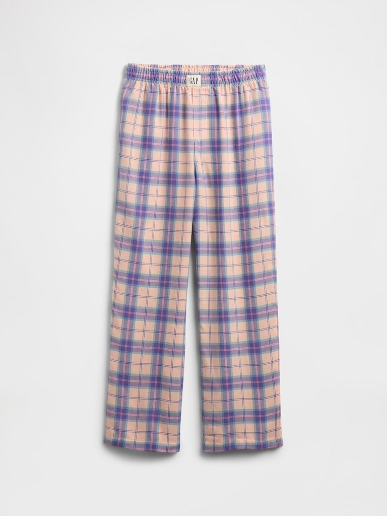Kids 100% Recycled Flannel PJ Pants