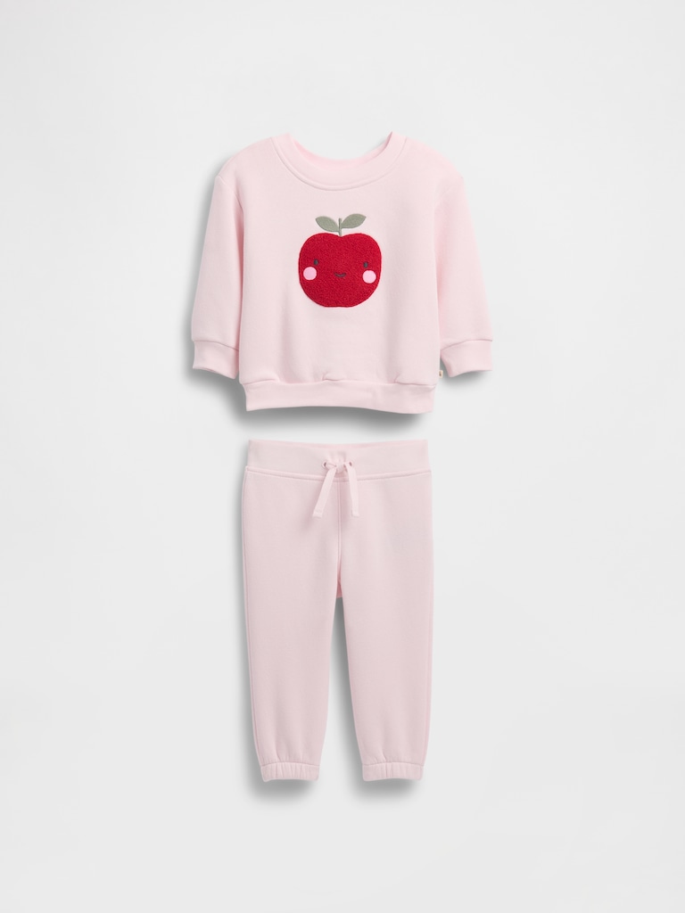 Baby Fleece Two-Piece Outfit Set