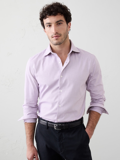 Men's Purple Dress Shirts | Banana Republic Factory Men's Purple Dress Shirts | Banana Republic Factory