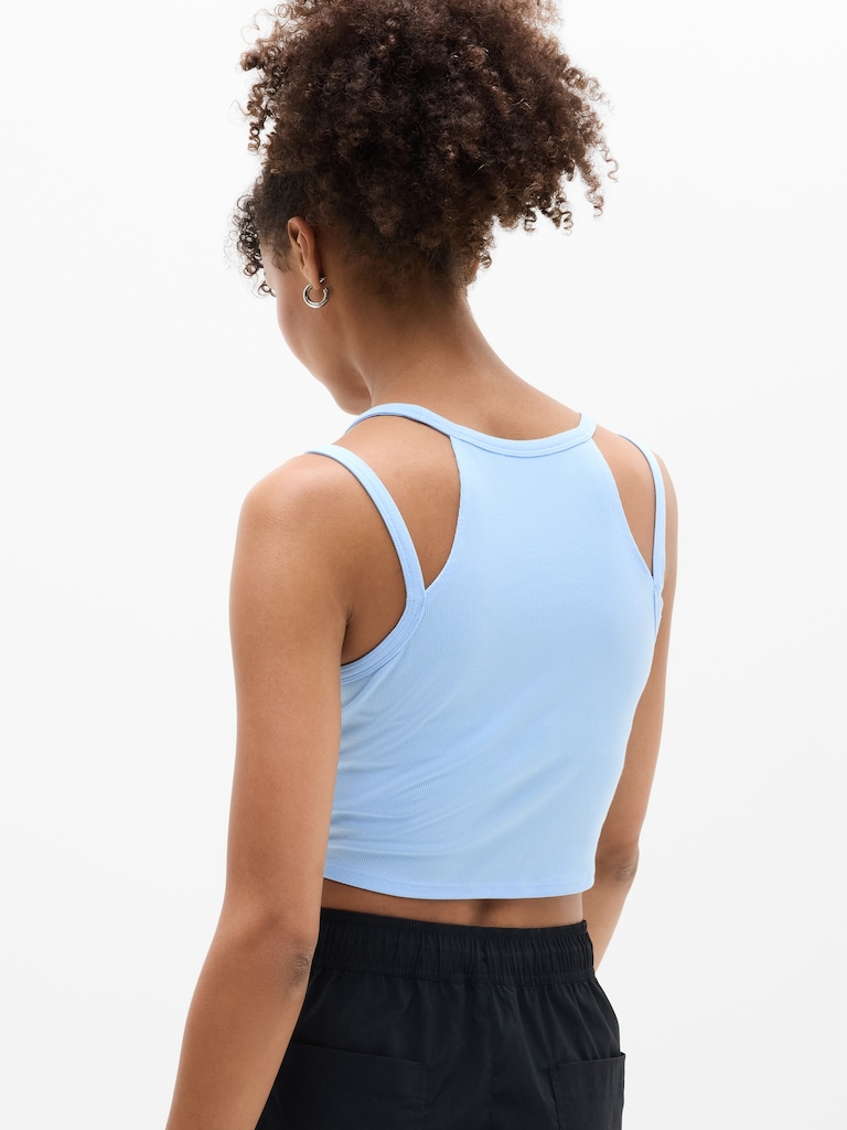 Signature Rib Double Strap Tank