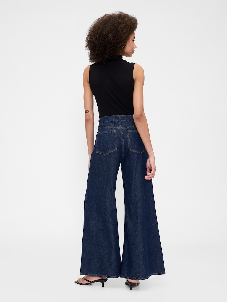 High Rise SuperLight Palazzo Jeans