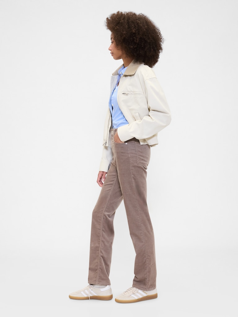 High Rise '90s Original Straight Corduroy Pants