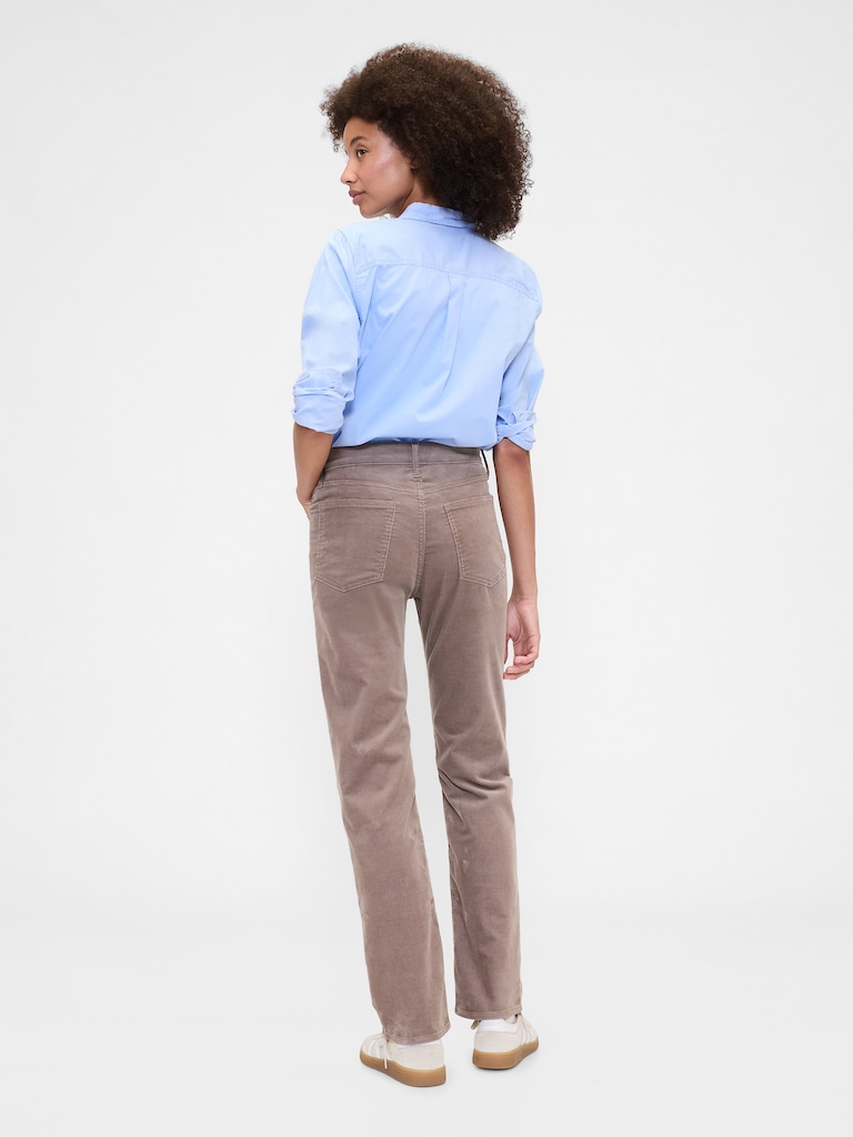High Rise '90s Original Straight Corduroy Pants