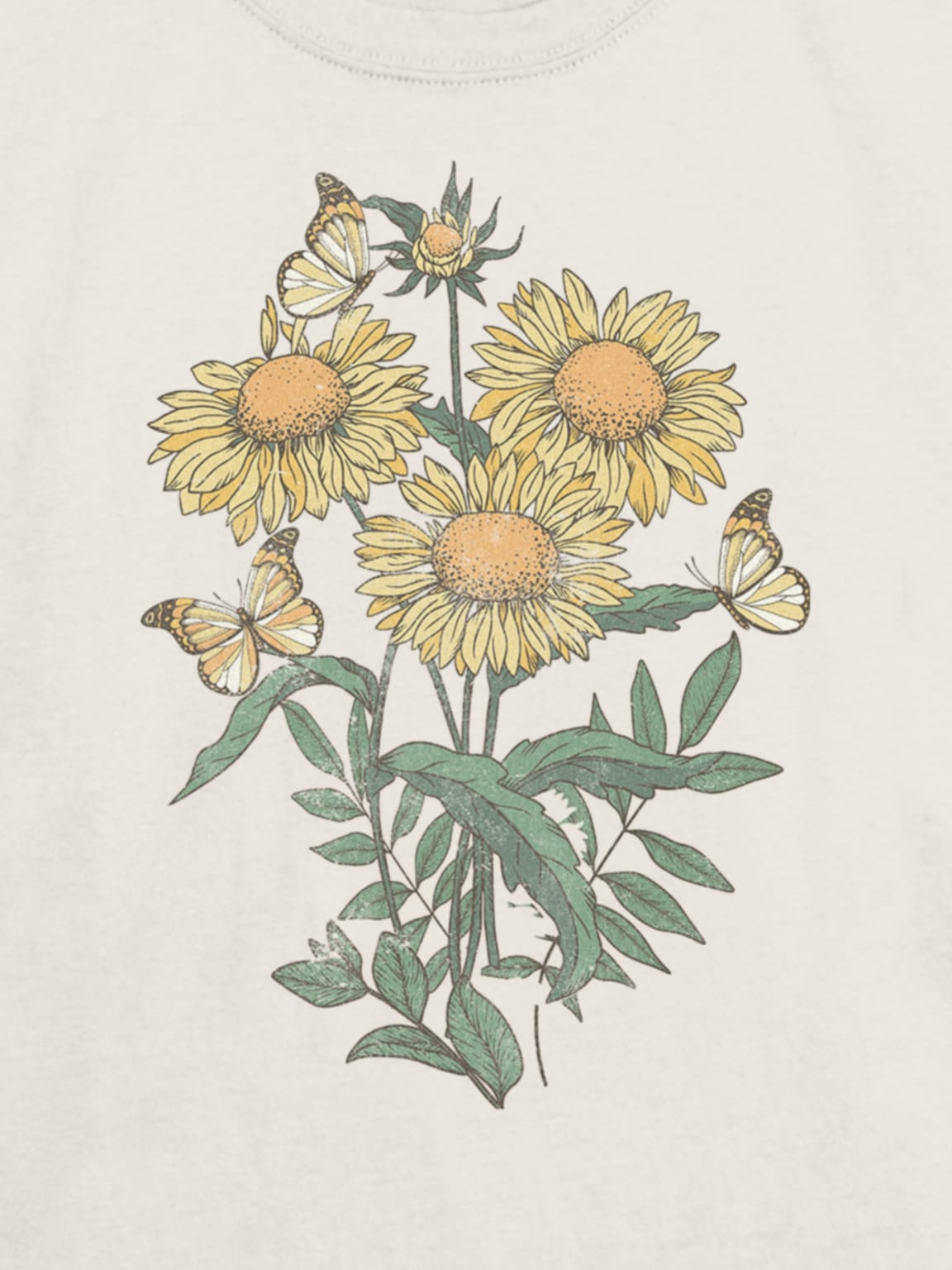 Kids Sunflowers  Graphic T-Shirt