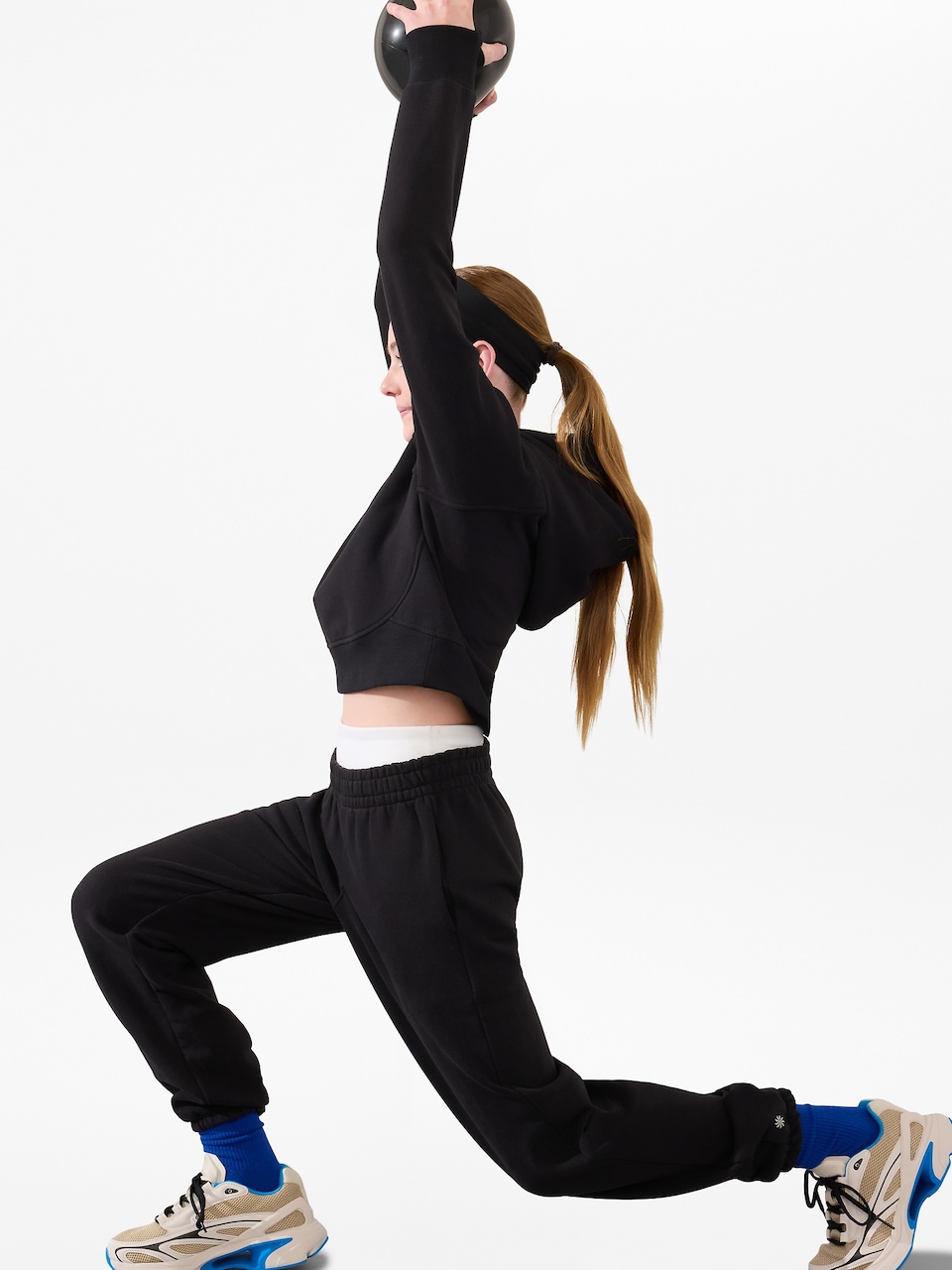 Athleta Girl All Day Half Zip Hoodie