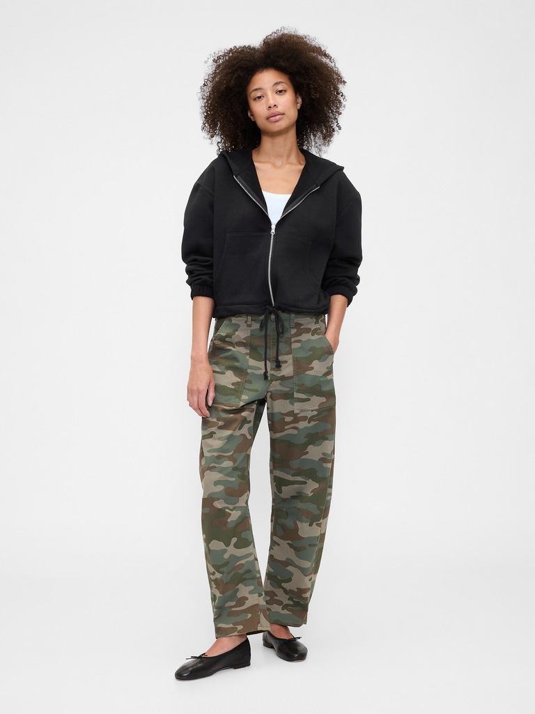 Oversized Bubble Zip Hoodie