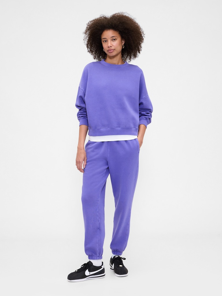 Relaxed Wedge Crewneck Sweatshirt