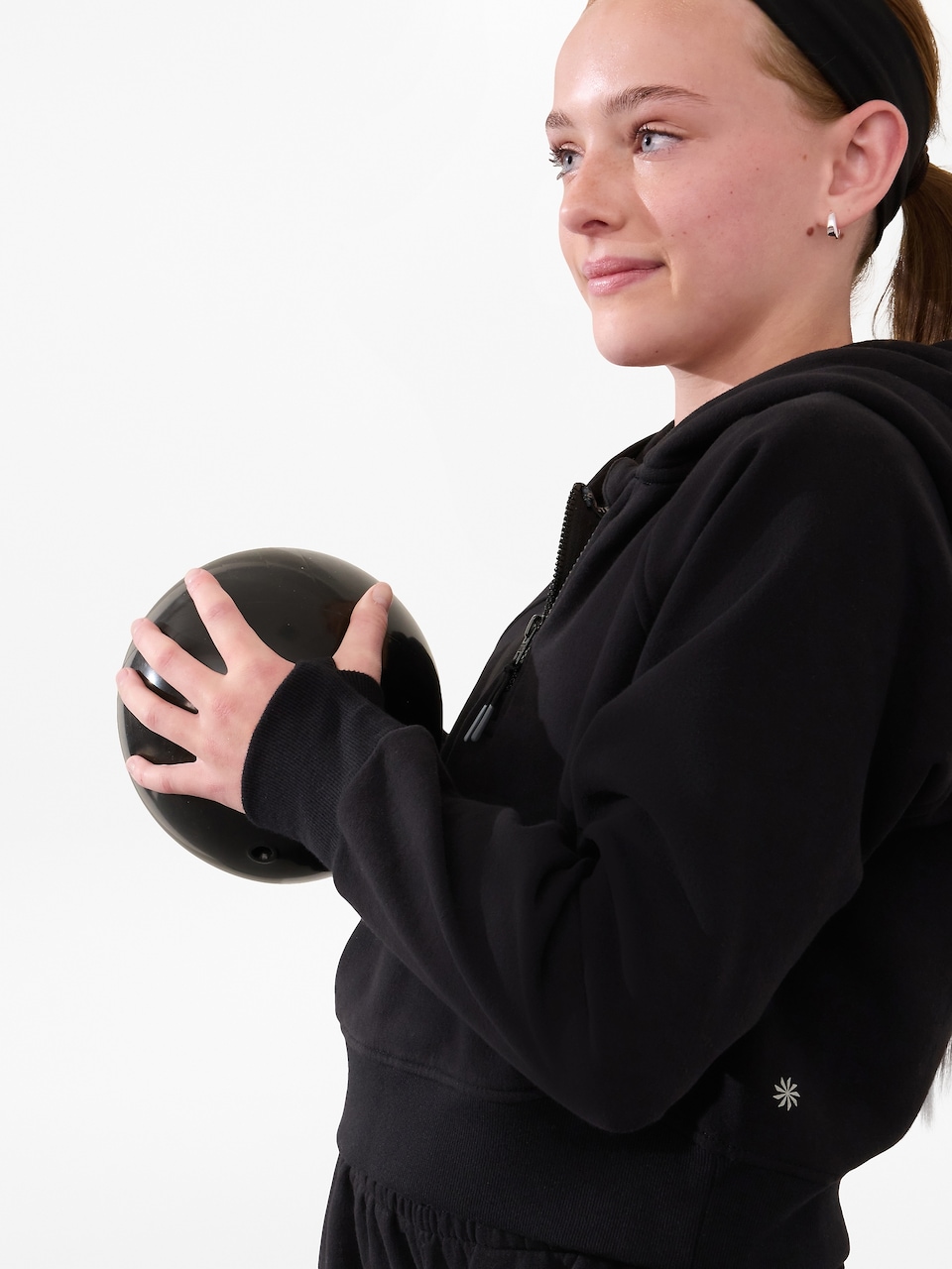 Athleta Girl All Day Half Zip Hoodie