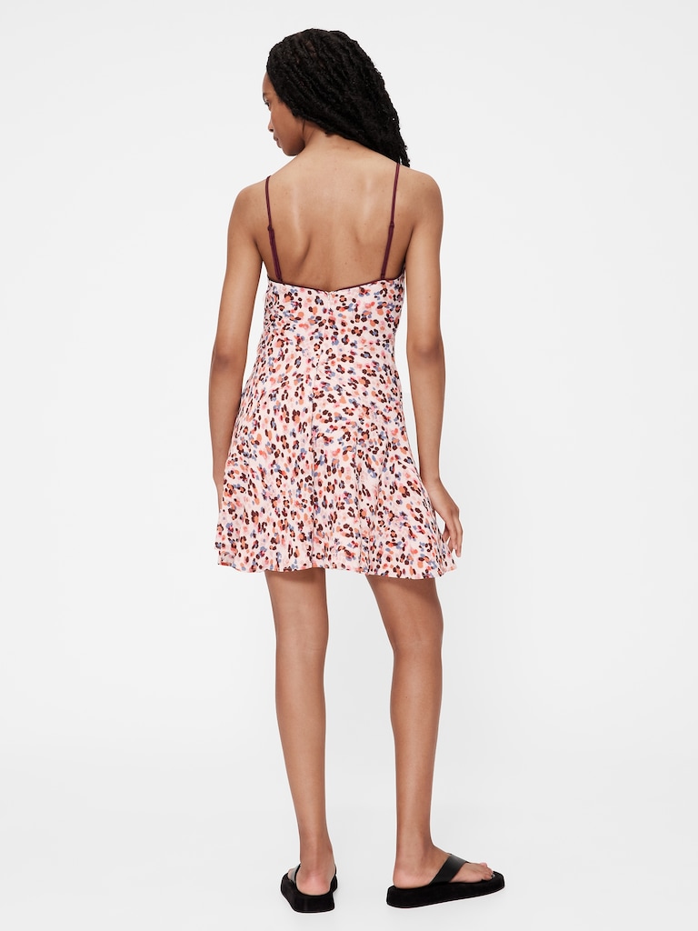 GapStudio Crepe Slip Mini Dress