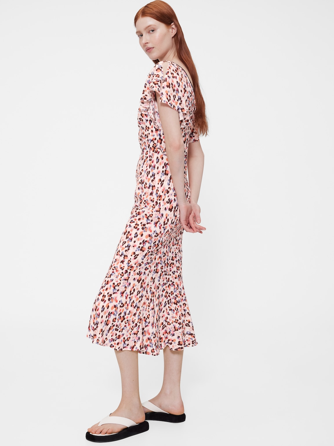 GapStudio Crepe Midi Dress