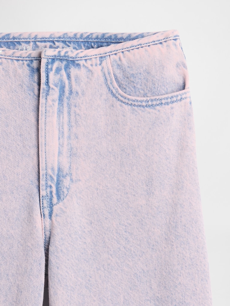 Kids Low Rise Stride Wide-Leg Jeans