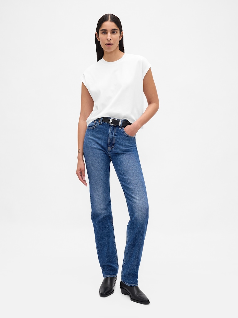 Supima® Cotton Relaxed Crop T-Shirt