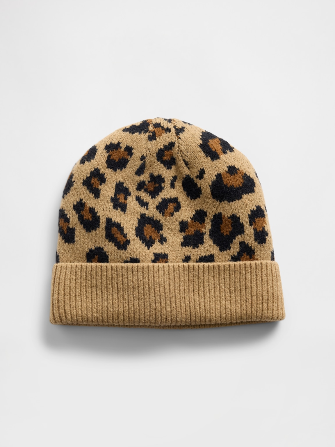 Kids CashSoft Leopard Beanie