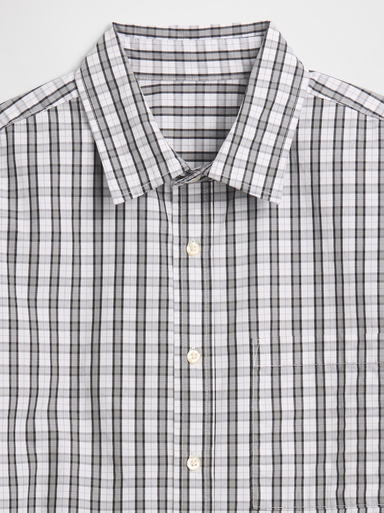 Poplin Shirt in Boxy Fit