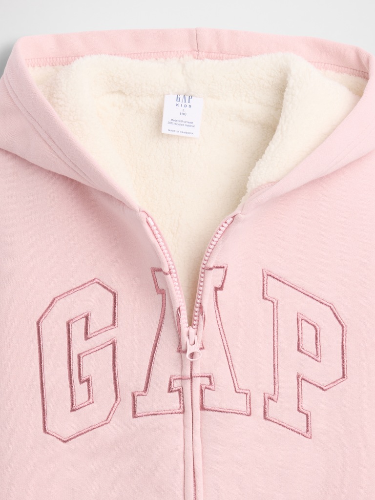 Kids Gap Logo Sherpa Hoodie