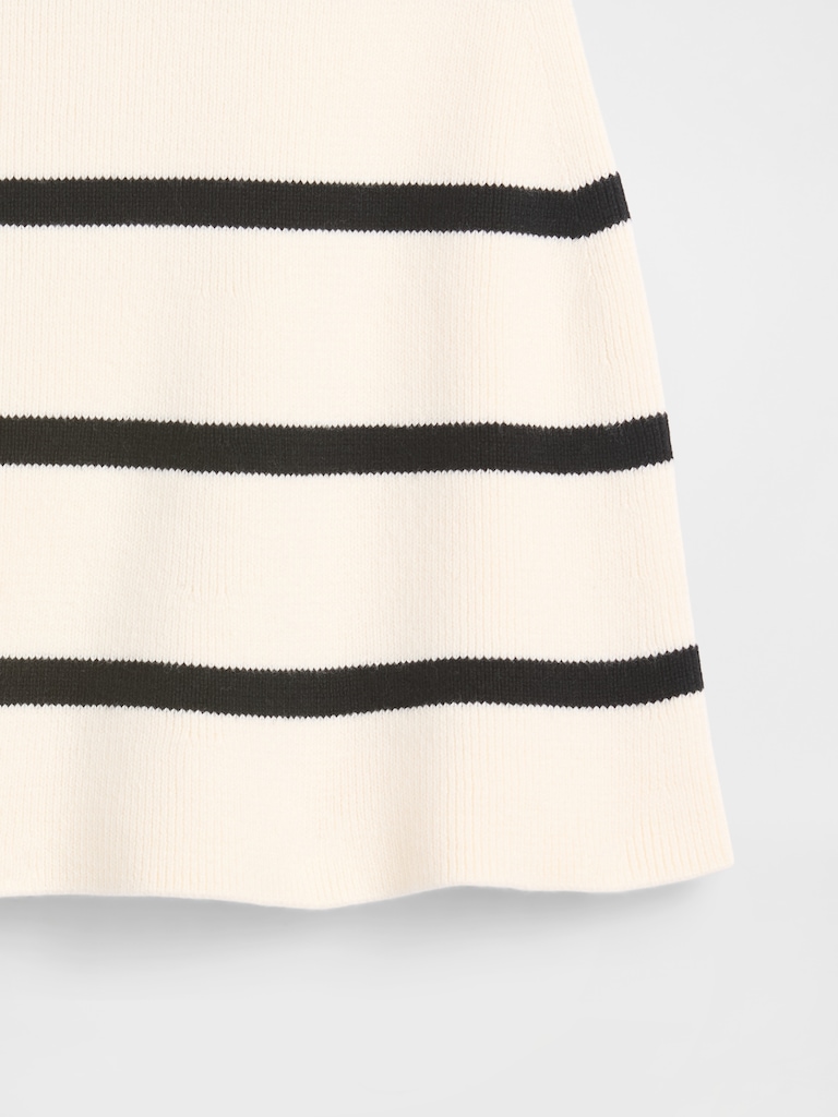 Kids Pull-On Stripe Sweater Skirt