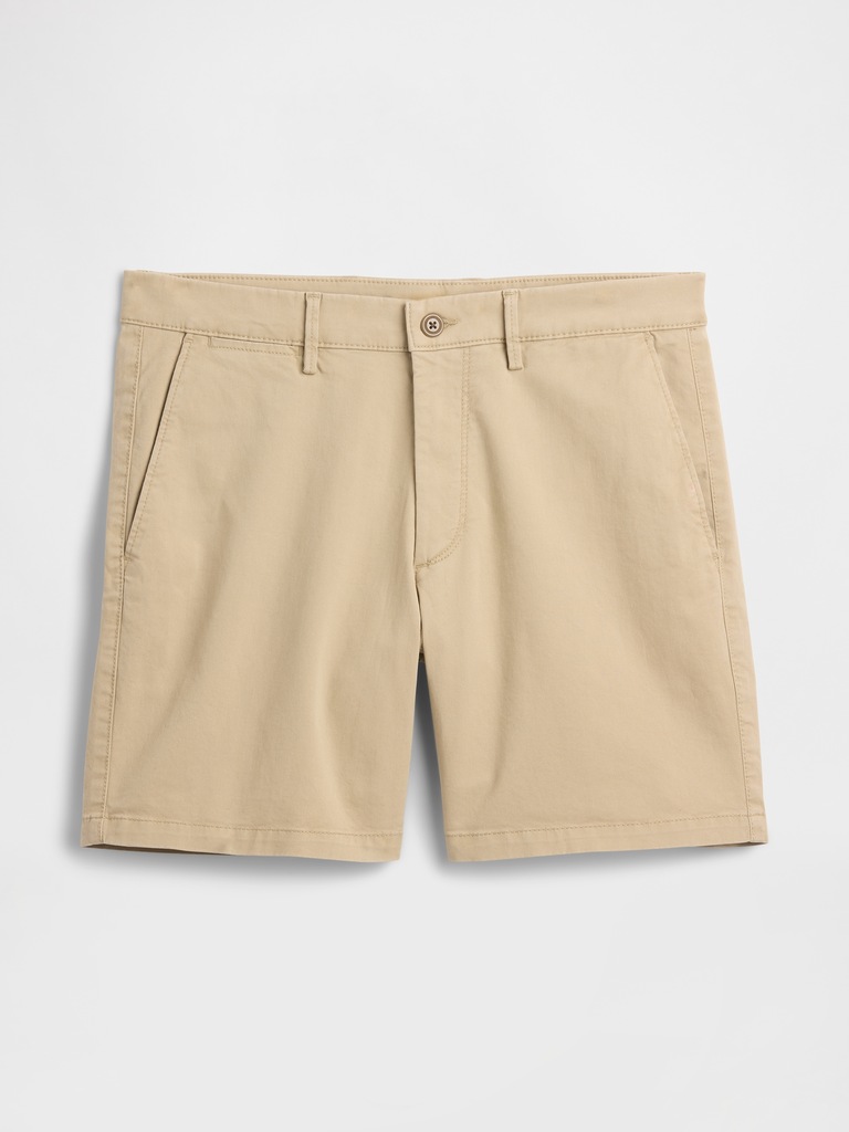 7" Essential Khaki Shorts