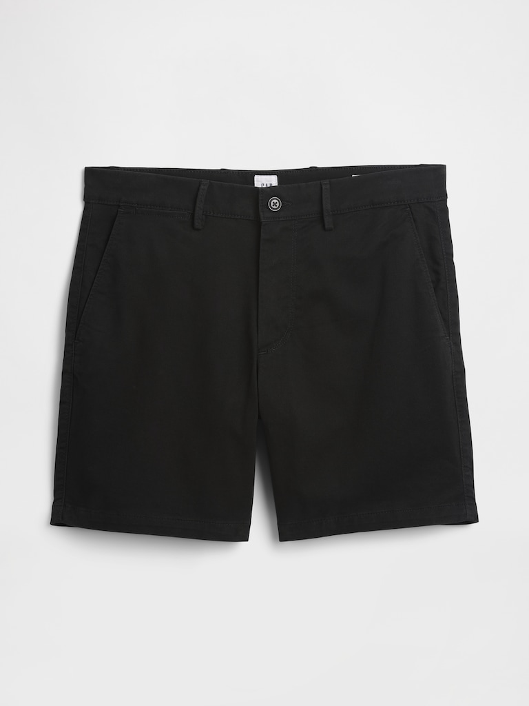 7" Essential Khaki Shorts