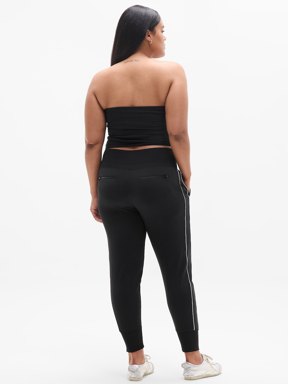 Venice High Rise Track Stripe Jogger
