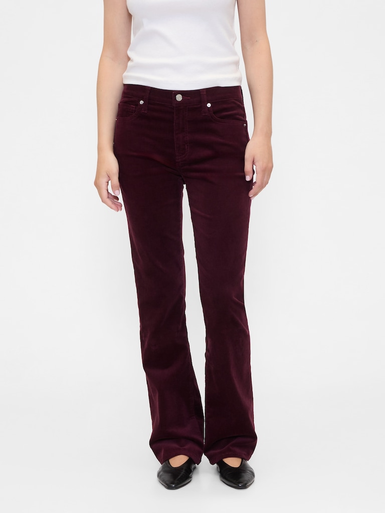 Mid Rise Universal Baby Boot Corduroy Pants