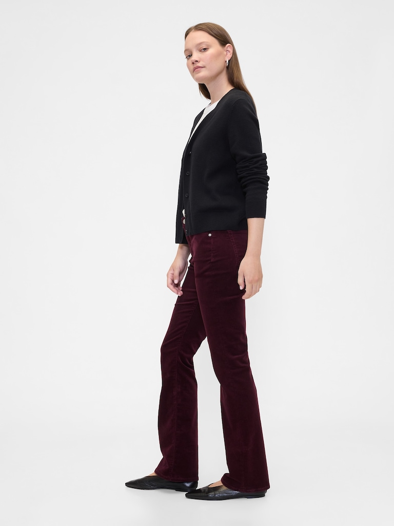 Mid Rise Universal Baby Boot Corduroy Pants