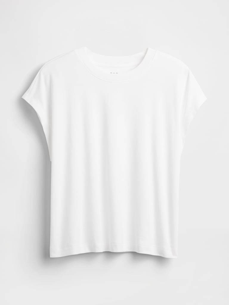 Supima® Cotton Relaxed Crop T-Shirt