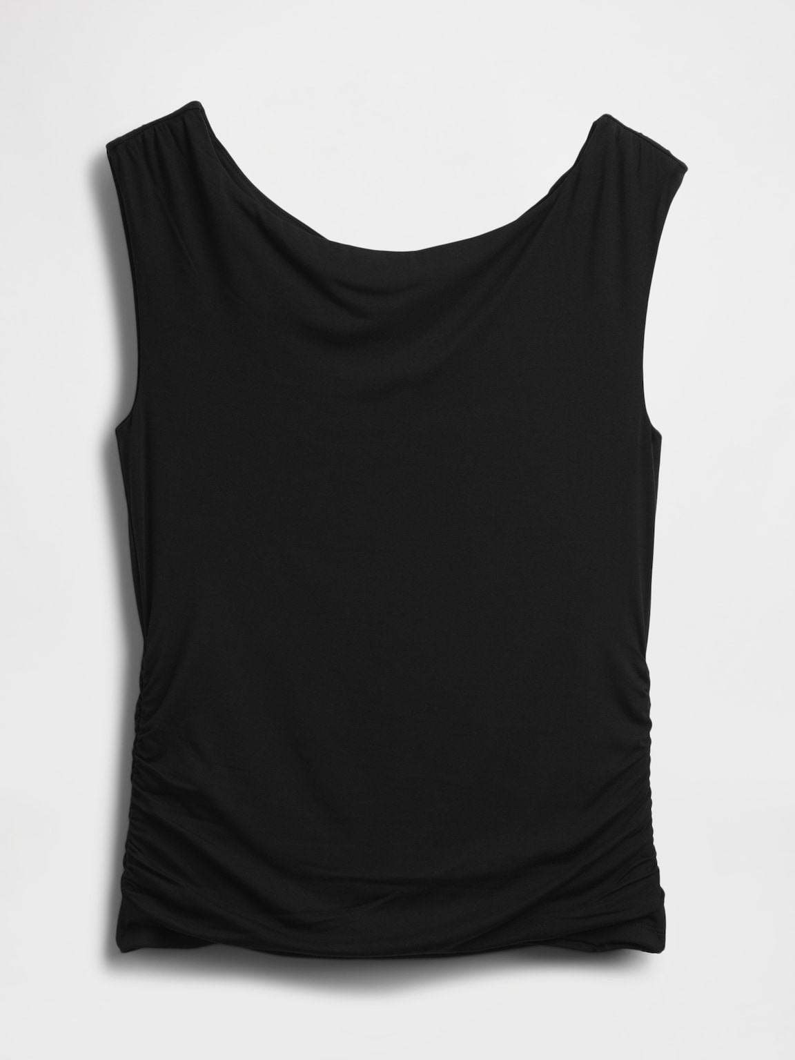 Off-Shoulder Ruched Crop Top