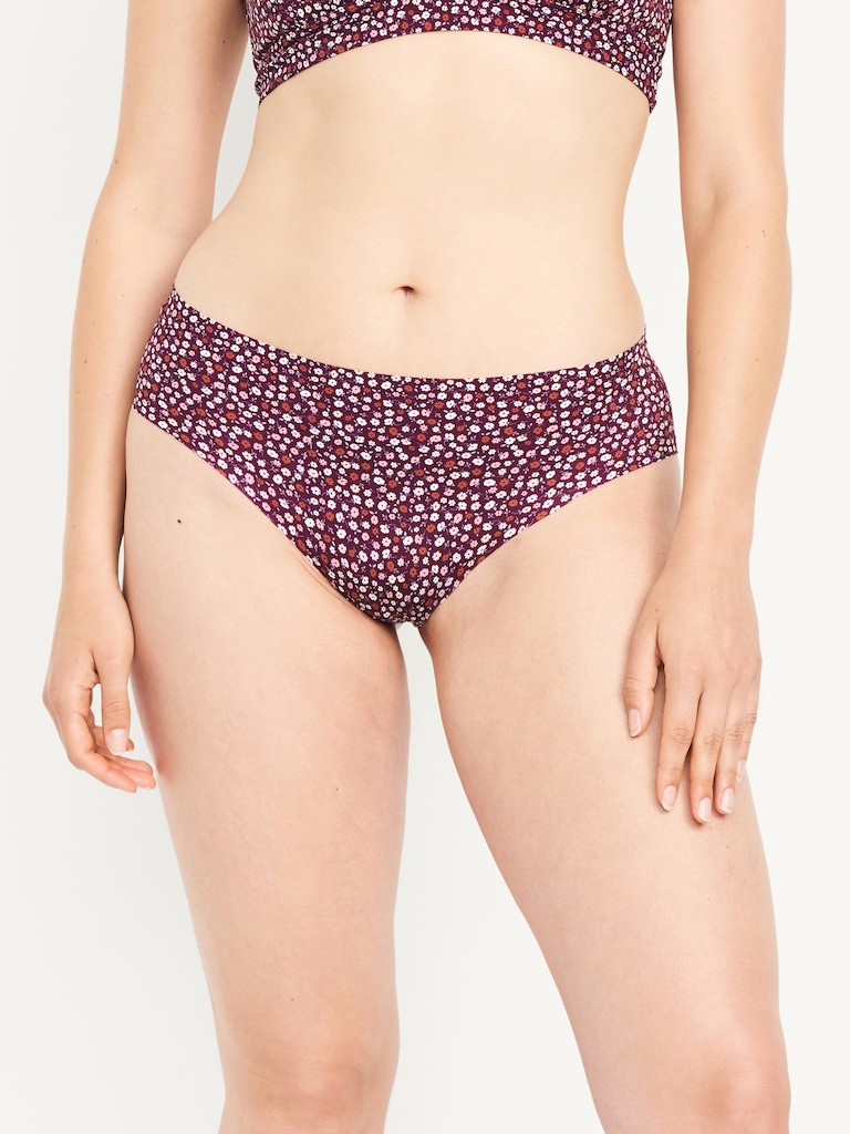 Low-Rise No-Show Hipster Underwear