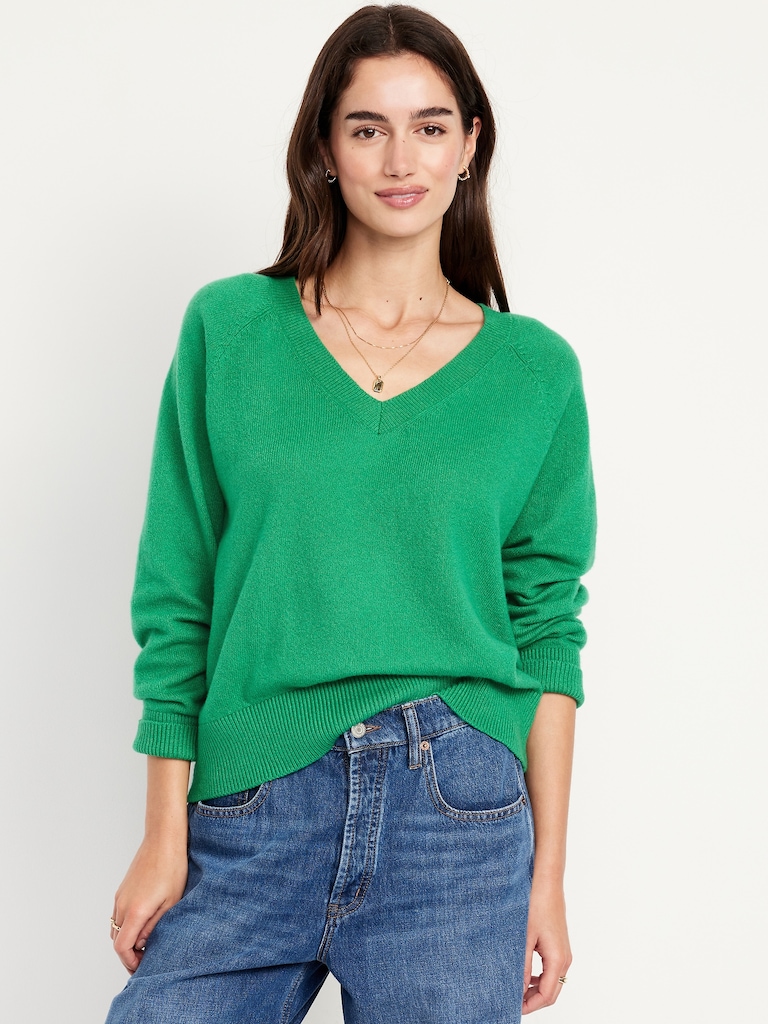 SoSoft Loose V-Neck Sweater
