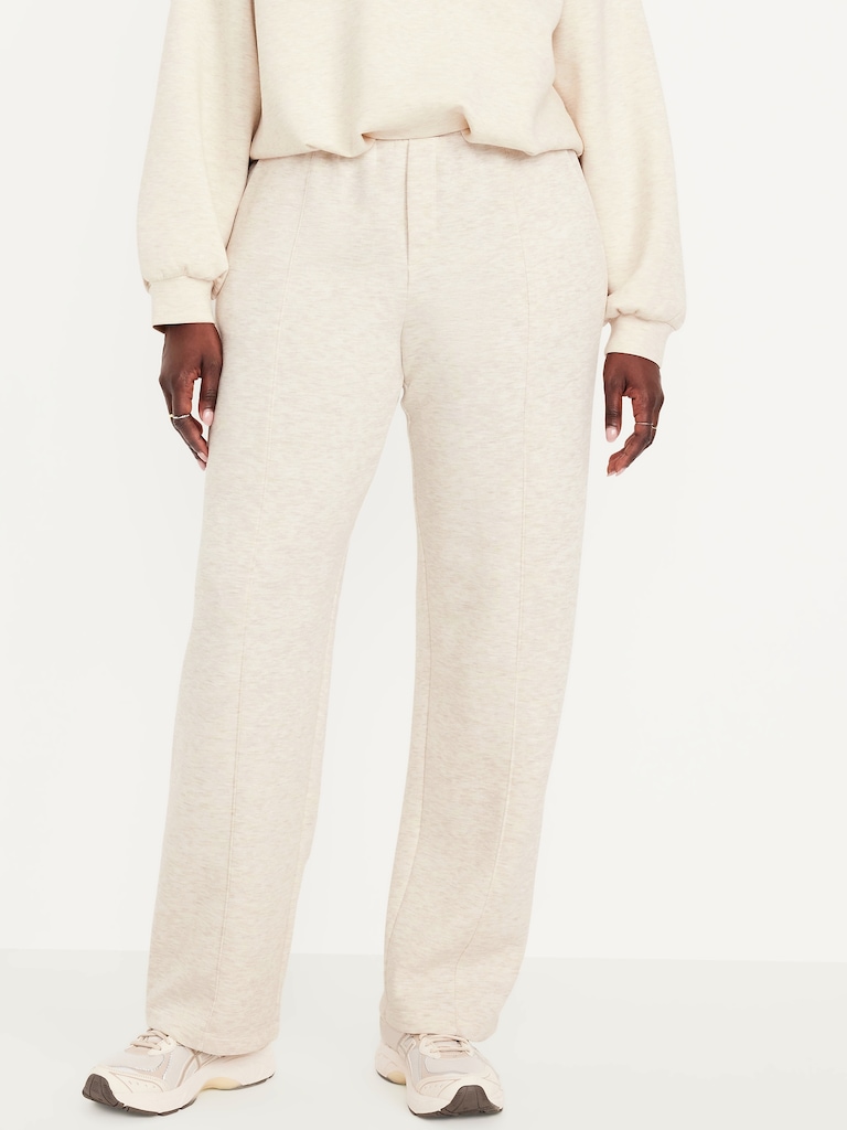 High-Waisted Bounce Fleece Trouser Sweatpants