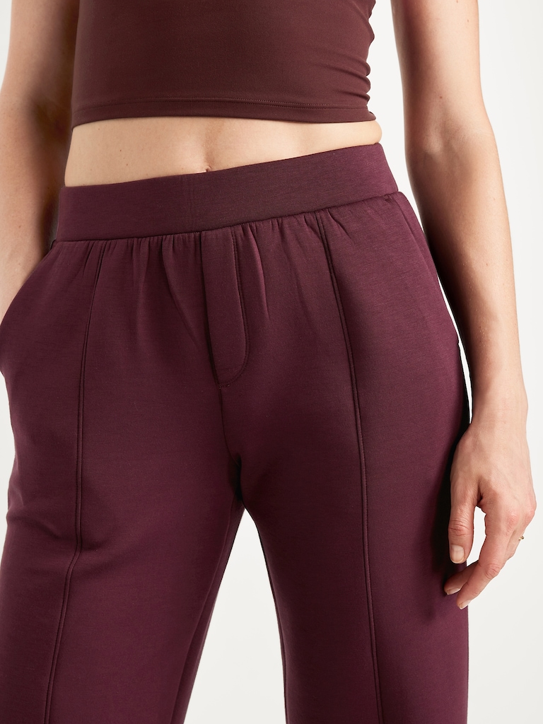 High-Waisted Bounce Fleece Trouser Sweatpants