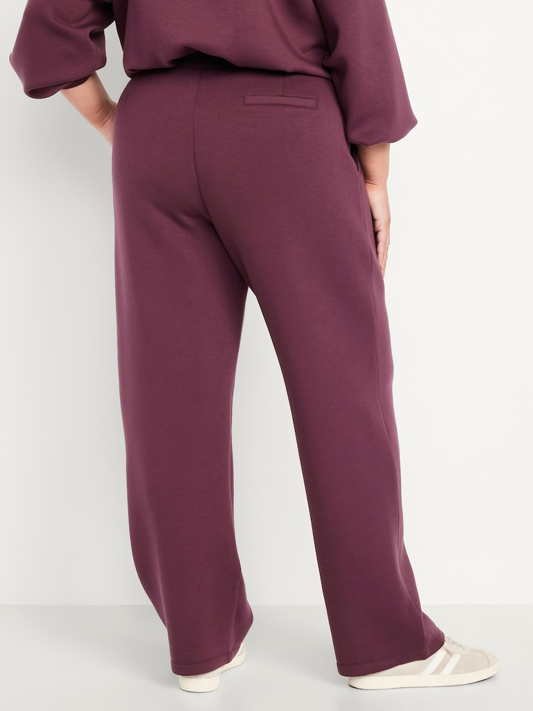 High-Waisted Bounce Fleece Trouser Sweatpants