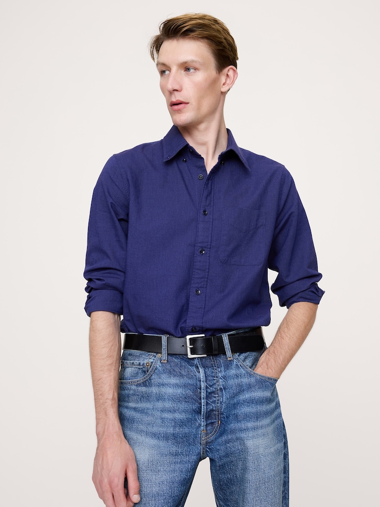 Standard-Fit Oxford Shirt