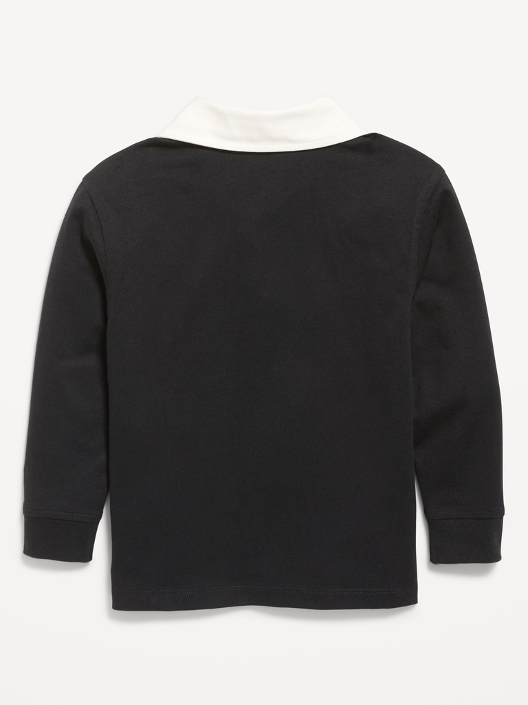 Oversized Long-Sleeve Rugby Shirt for Toddler Boys