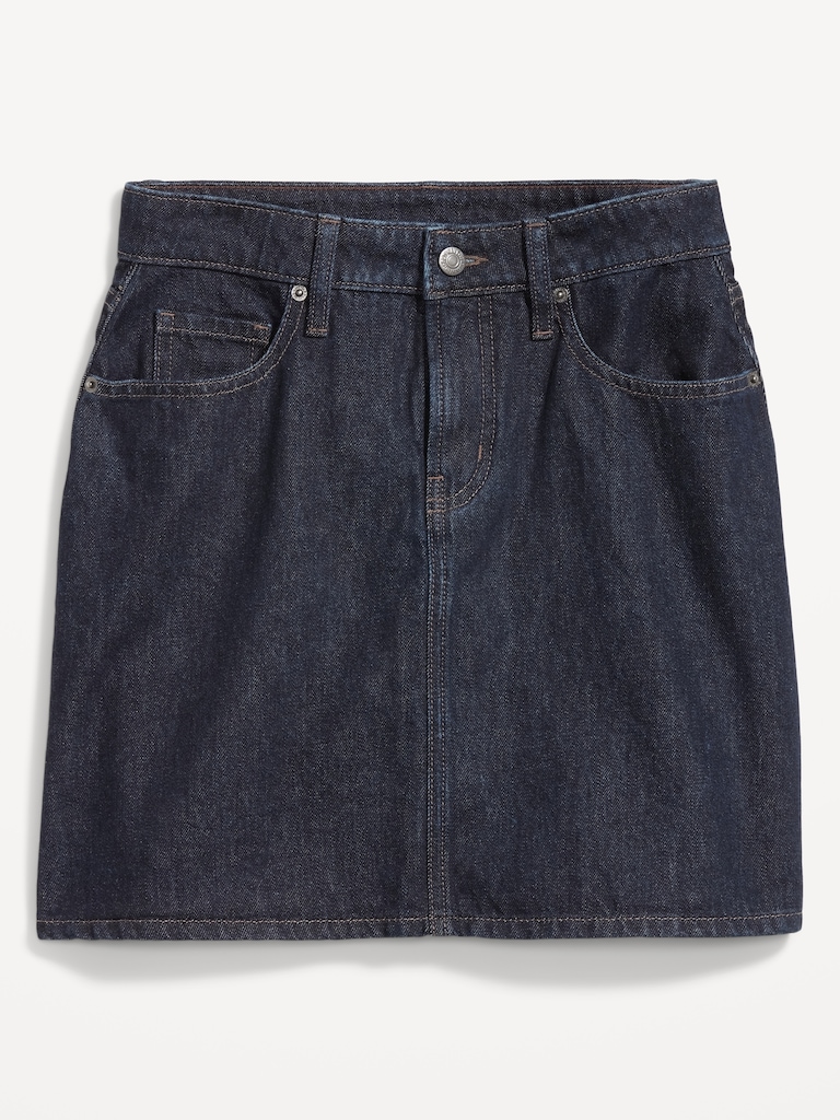 High-Waisted OG A-Line Mini Skirt