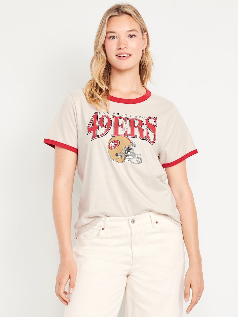 San Francisco 49ers EveryWear Crew-Neck Ringer T-Shirt
