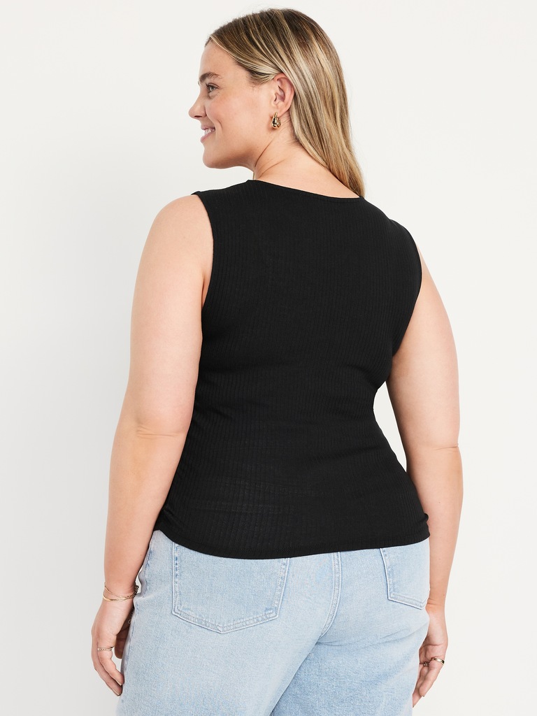 High-Neck Shirred Cropped Top