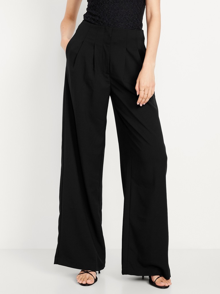 Extra High-Waisted Super Wide-Leg Pants