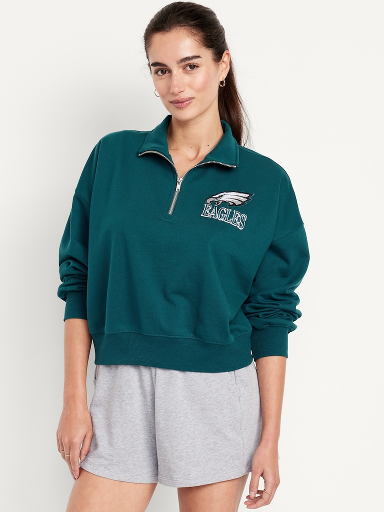 Philadelphia Eagles Half-Zip Sweatshirt