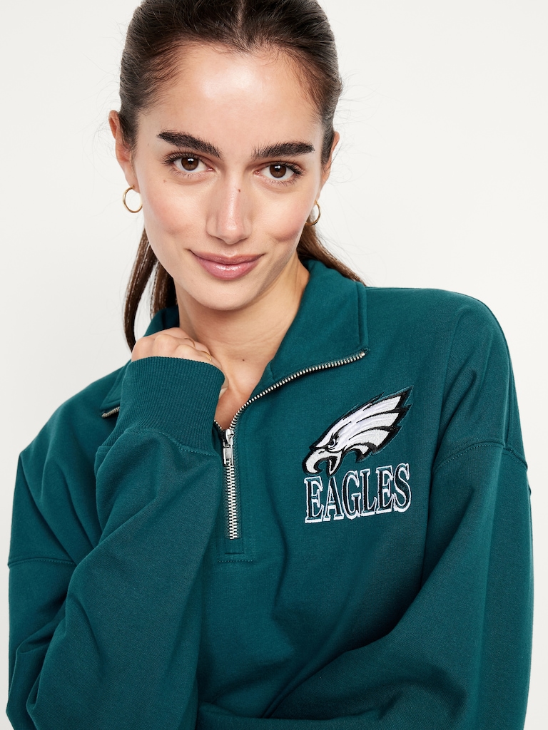 Philadelphia Eagles Half-Zip Sweatshirt