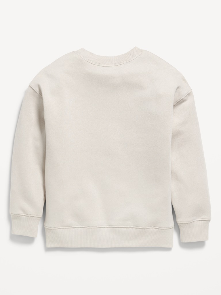 Oversized Logo-Graphic Sweatshirt for Boys