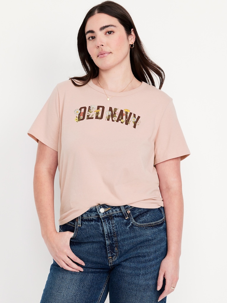 EveryWear Crew-Neck Logo-Graphic T-Shirt